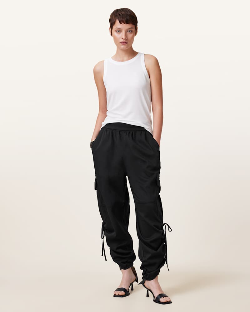 Kaye Relaxed Fit Tencel Trousers