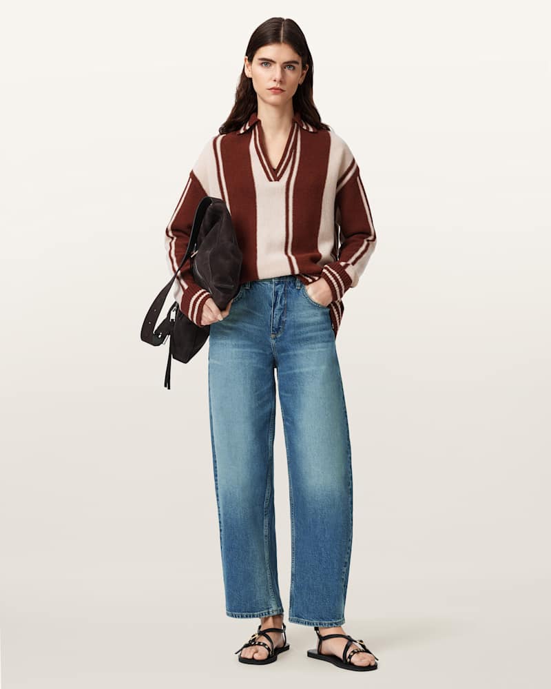 Sadie Barrel Leg Denim Jeans