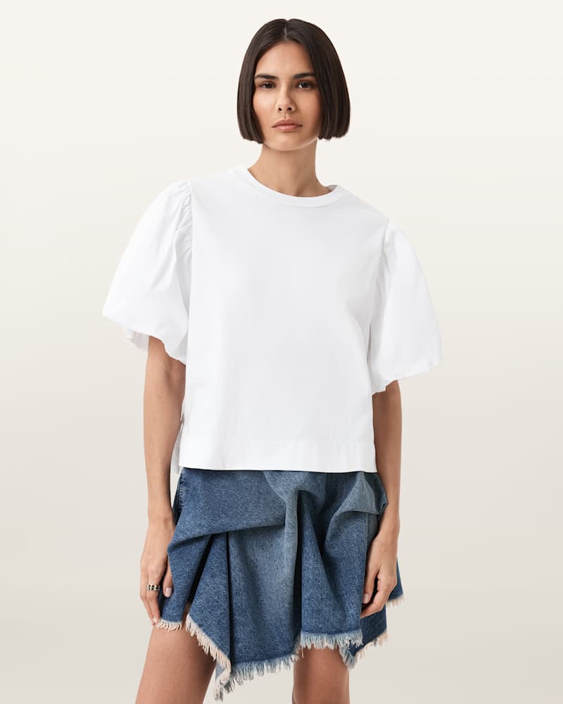 Jess Relaxed Woven T-Shirt