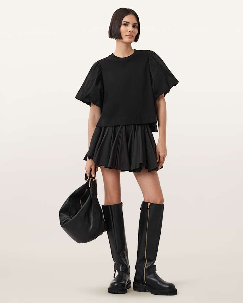 Jess Relaxed Woven T-Shirt