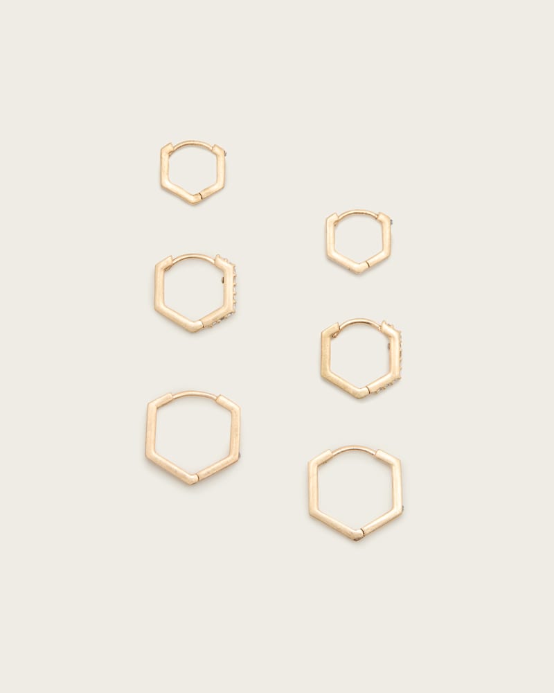 Hattie Mixed Hoop Earring Set