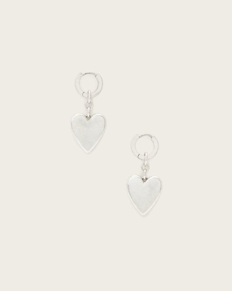 Lia Heart Huggie Earrings