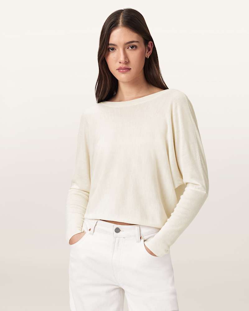 Julieana Wrap Merino Wool Jumper