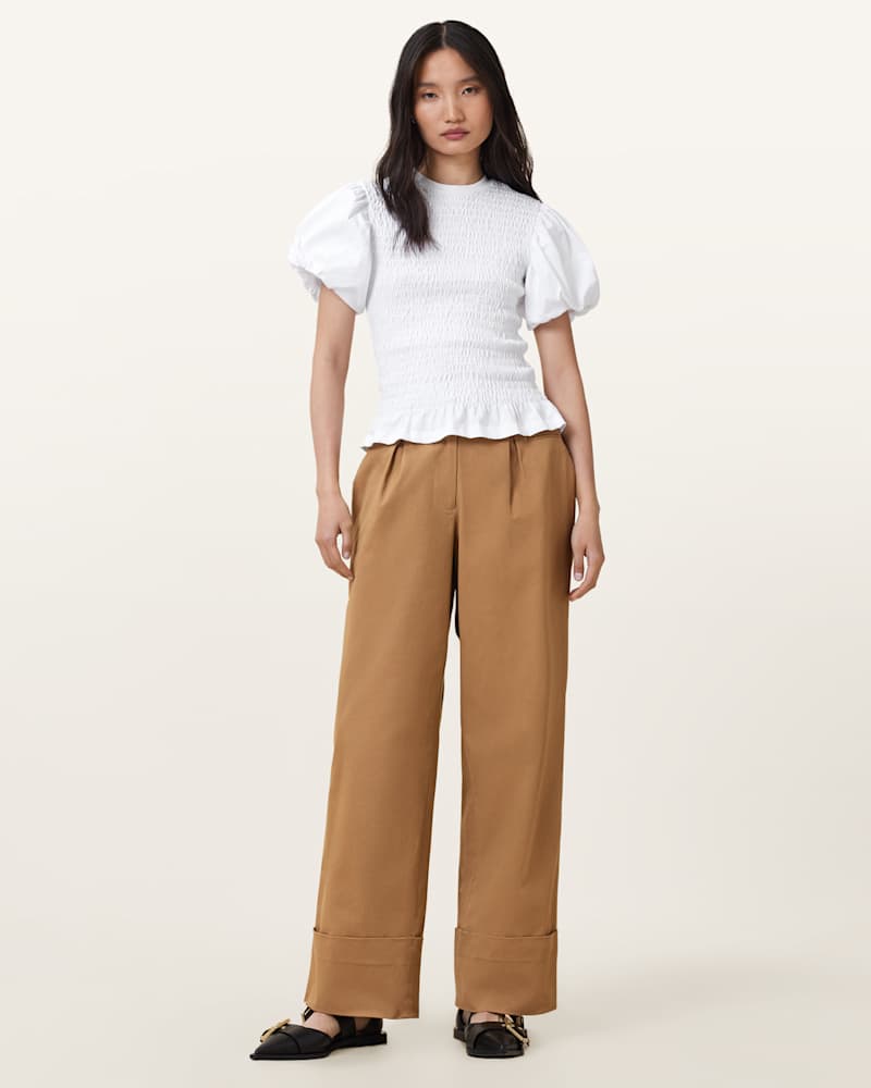 Poppy Brown Chino Trousers