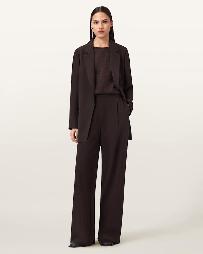 Aleida Lightweight Wide Leg Trousers 