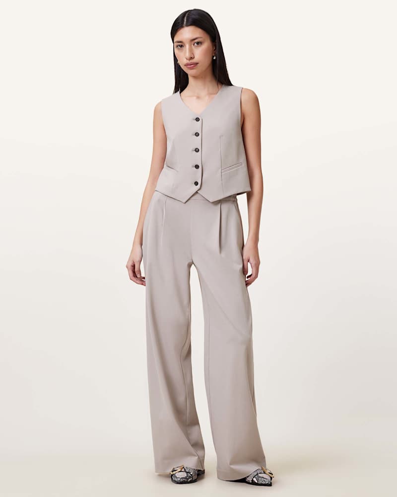 Aleida Lightweight Wide Leg Trousers