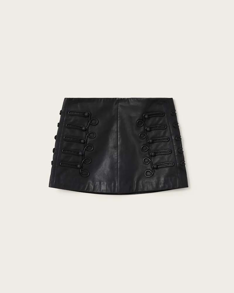 Rummy Leather Mini Skirt
