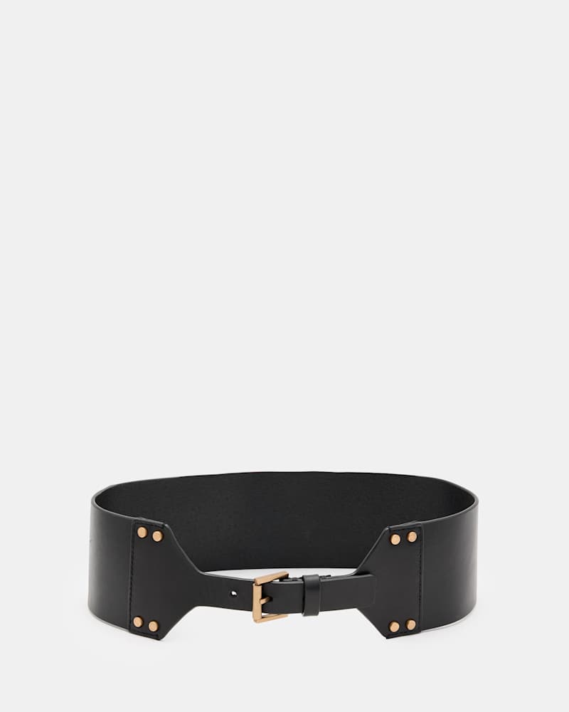 Eden Studded Leather Waist Belt