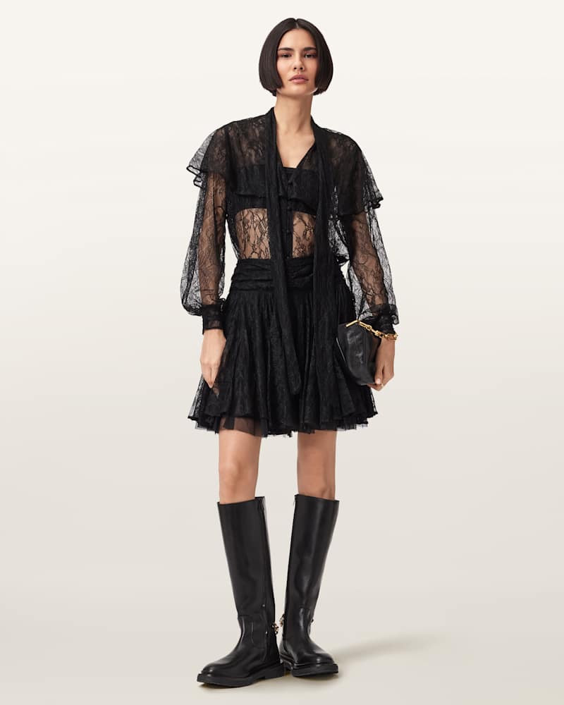 Athena Lace Mini Skirt
