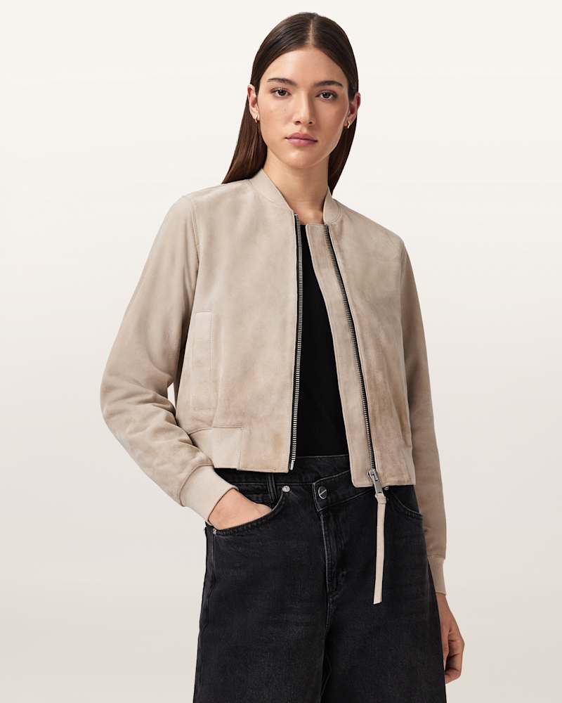 Orten Suede Bomber Jacket