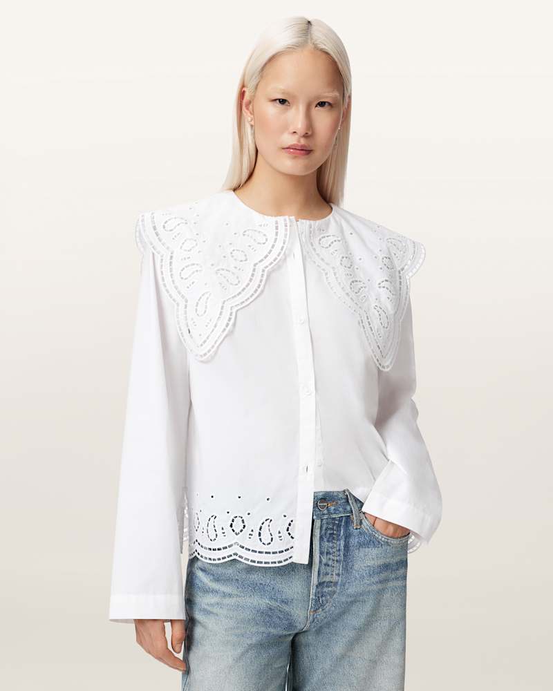 Marie Broiderie Regular Fit Shirt
