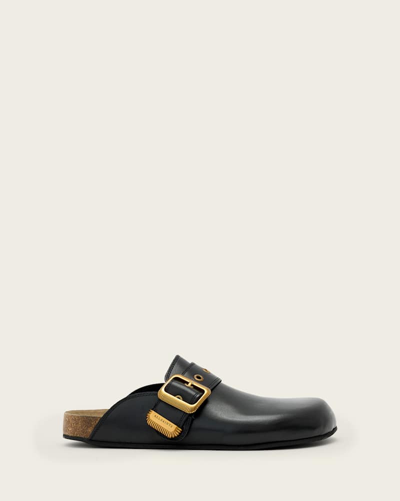 Staffa Adjustable Leather Mules