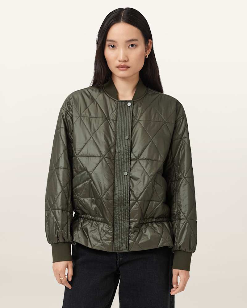 Alli Quilted Bomber Jacket