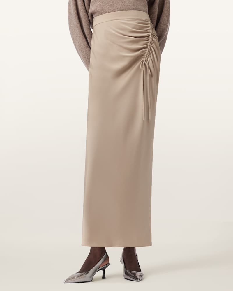 Alexia Gathered Maxi Skirt