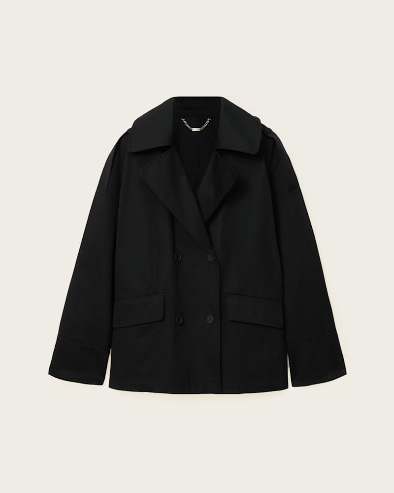 Connie Relaxed Fit Double Breasted Trench Coat