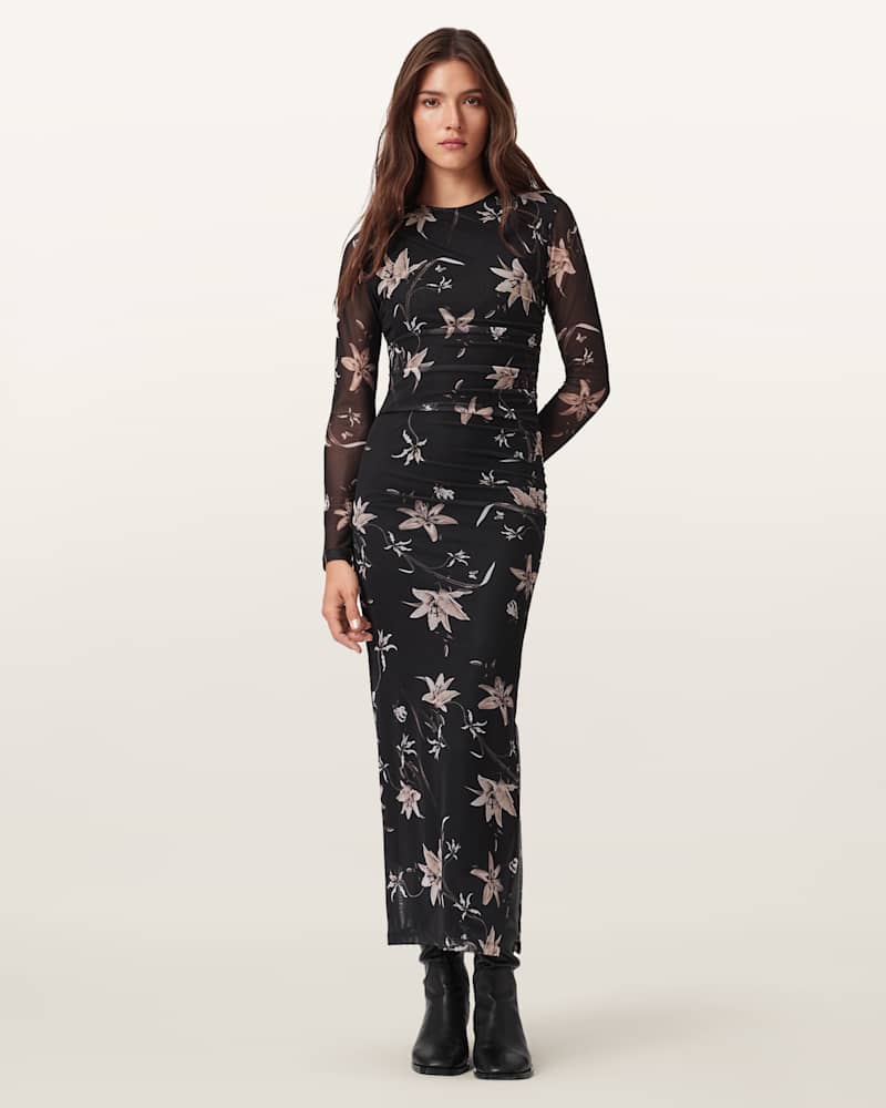 Caia Mesh Maxi Dress