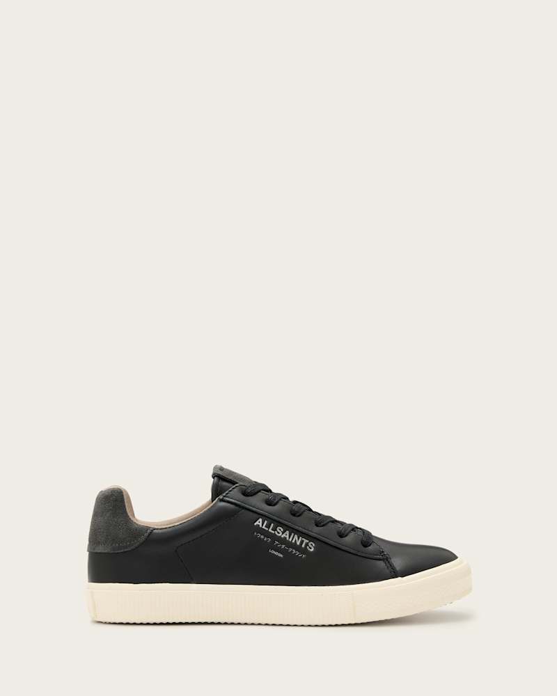 Underground Leather Low Top Trainers