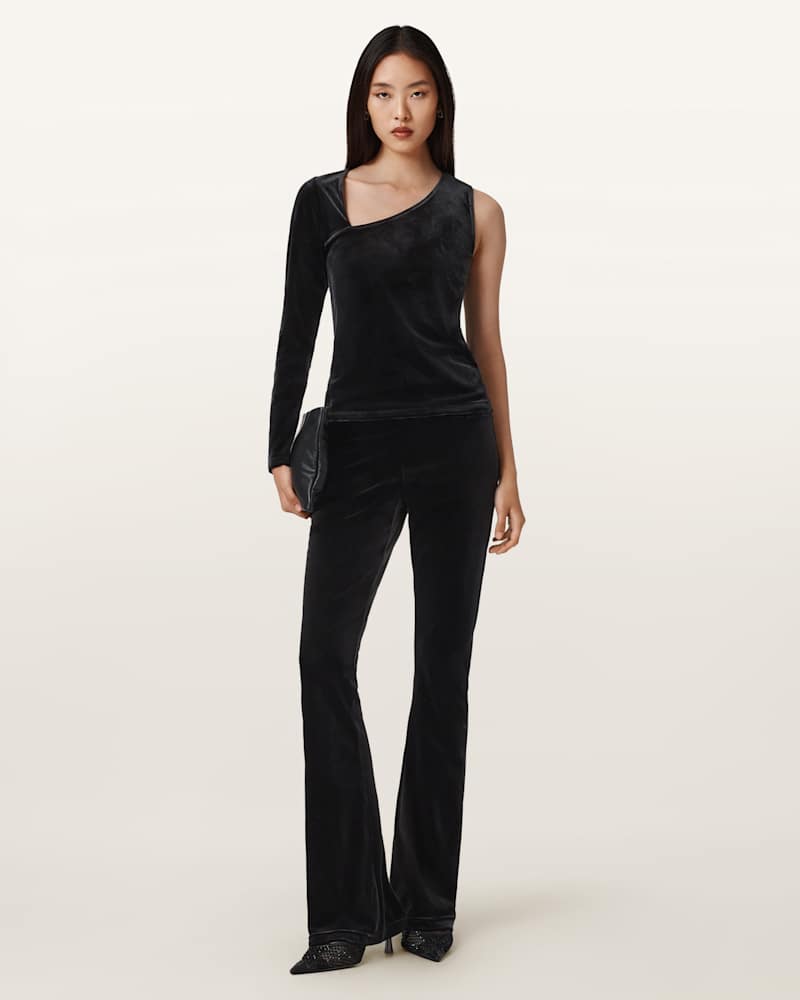 Zanni Velvet Flare Trousers