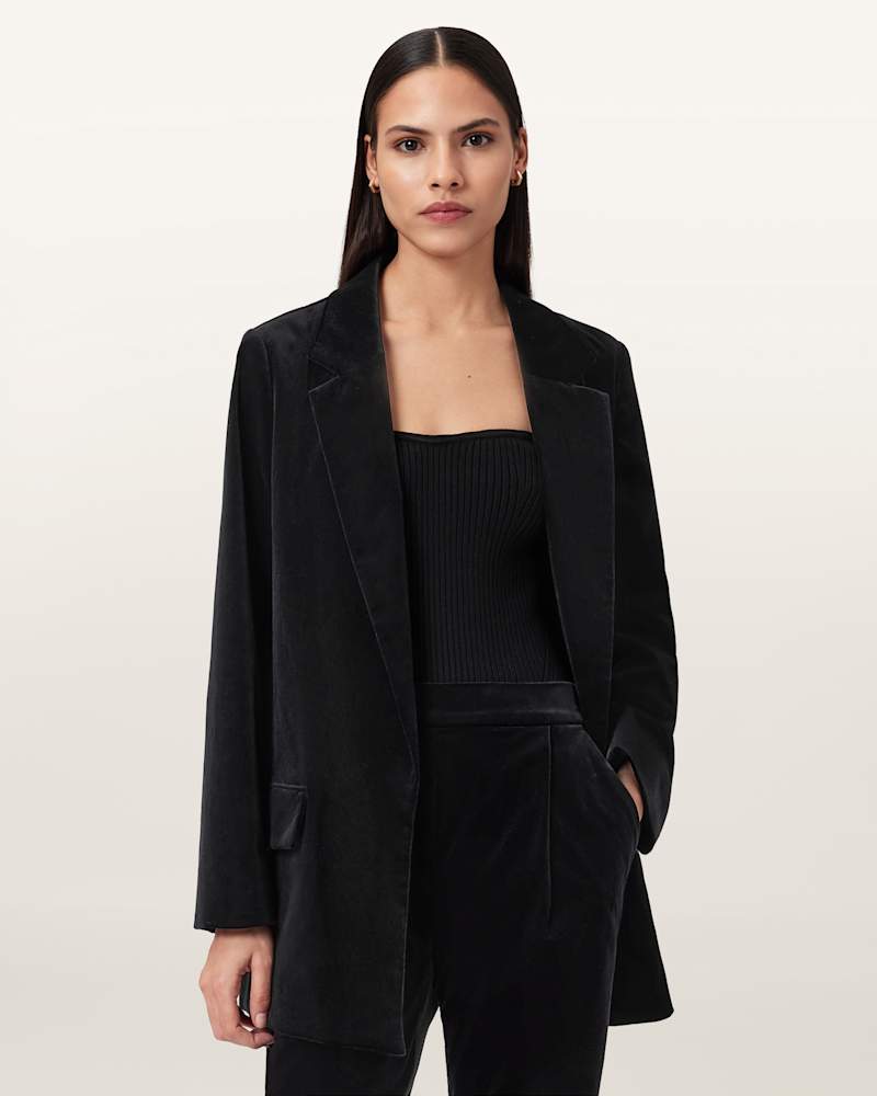 Aleida Velvet Blazer