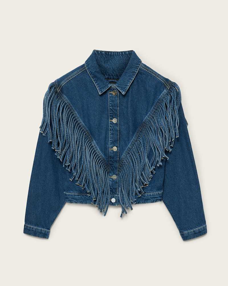 Marlene Westen Tassel Denim Jacket