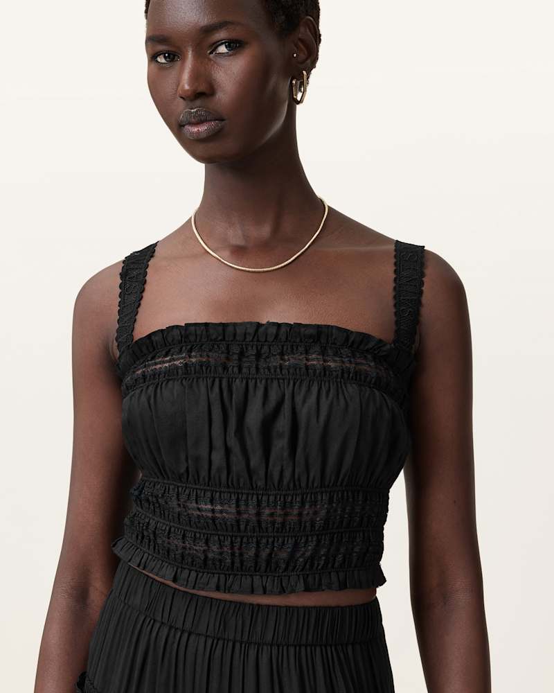 Talia Lace Cropped Top