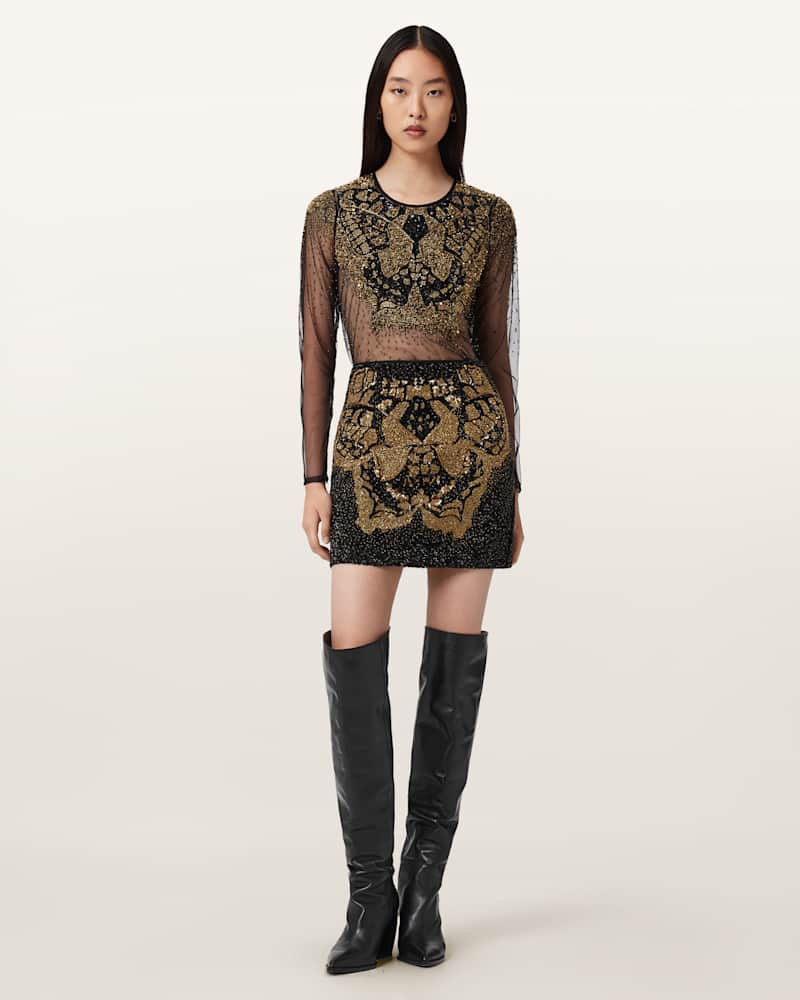 Jamilia Embellished Mini Skirt