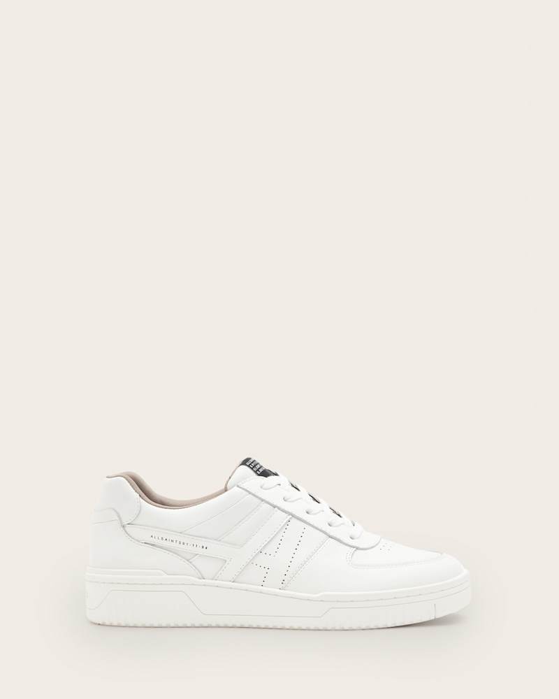 Vix Low Top Round Toe Leather Trainers