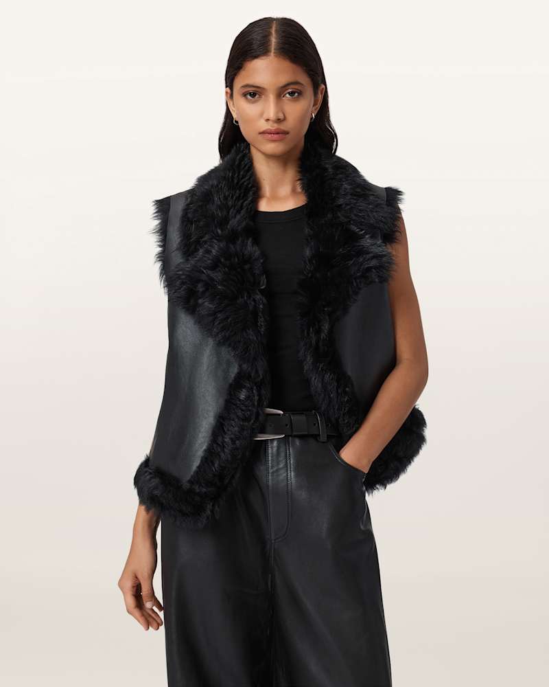 Luna Shearling Reversible Gilet