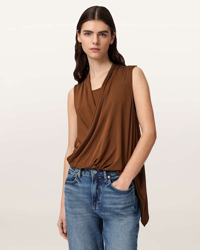 Adaline V-Neck Wrap Top