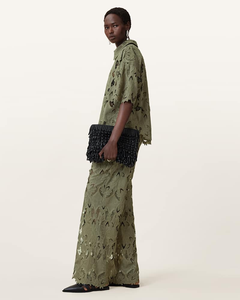 Charli Embroidered Straight Fit Trousers