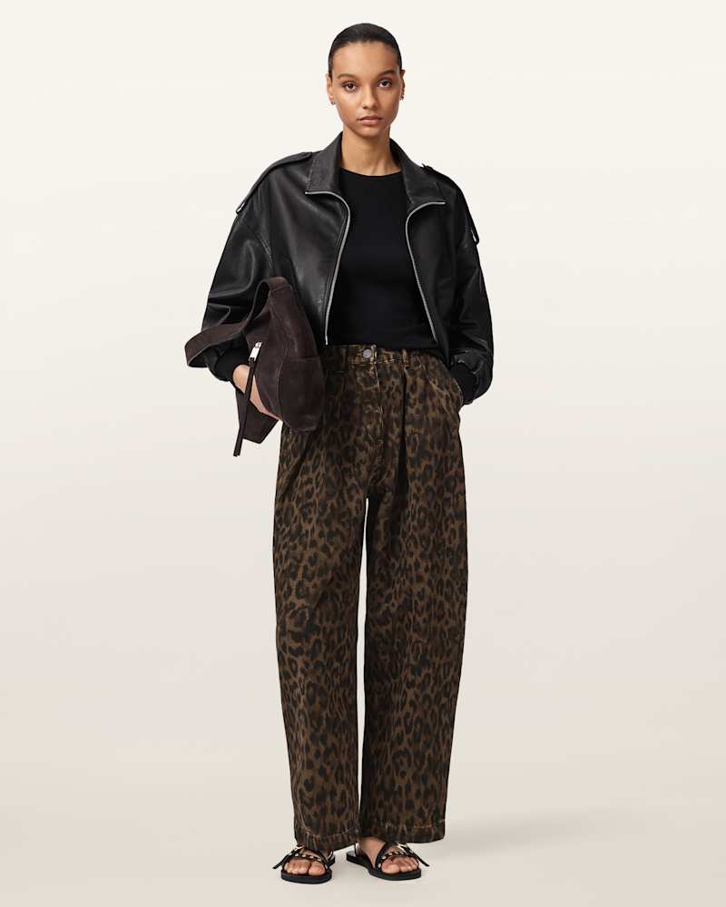 Becca Barrel Leg Denim Trousers
