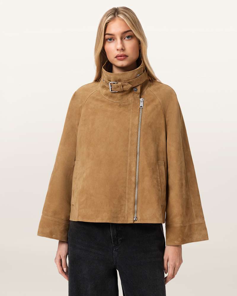 Rhodes Relaxed Fit Suede Jacket