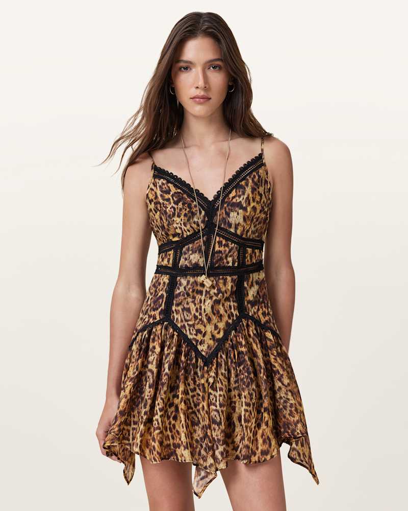 Zia Leopard Print Mini Dress