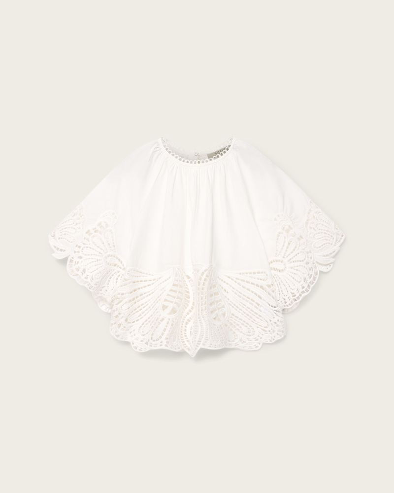 Femi Relaxed Fit Broderie Top