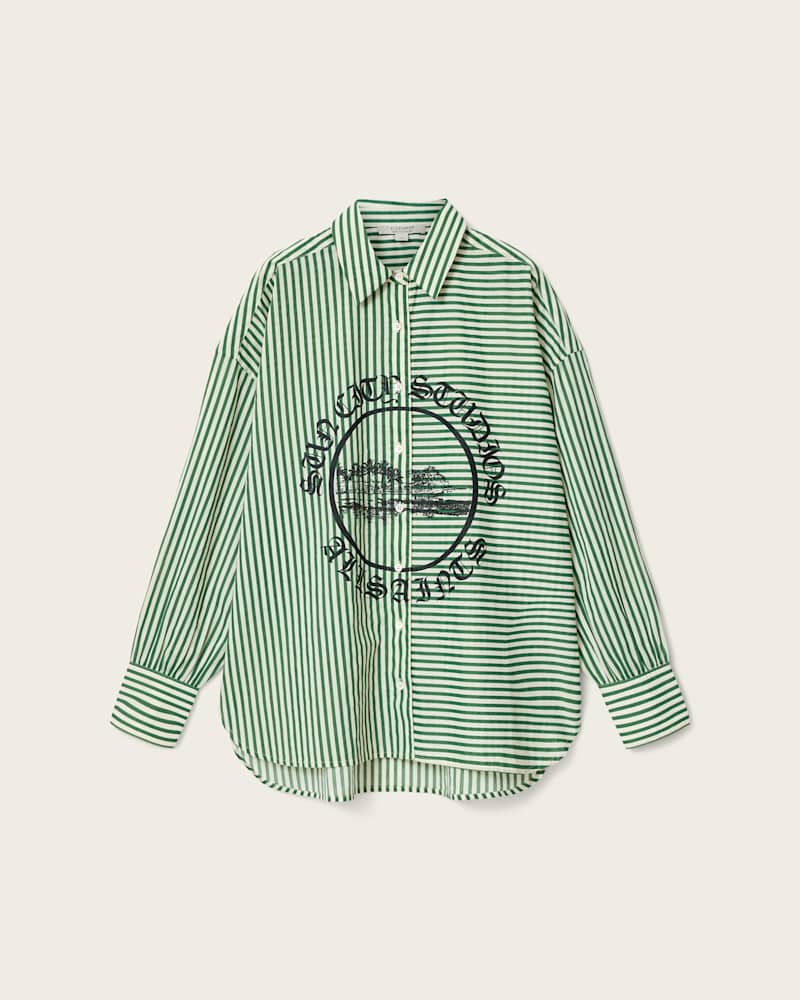 Adrianne Relaxed Fit Striped Shirt