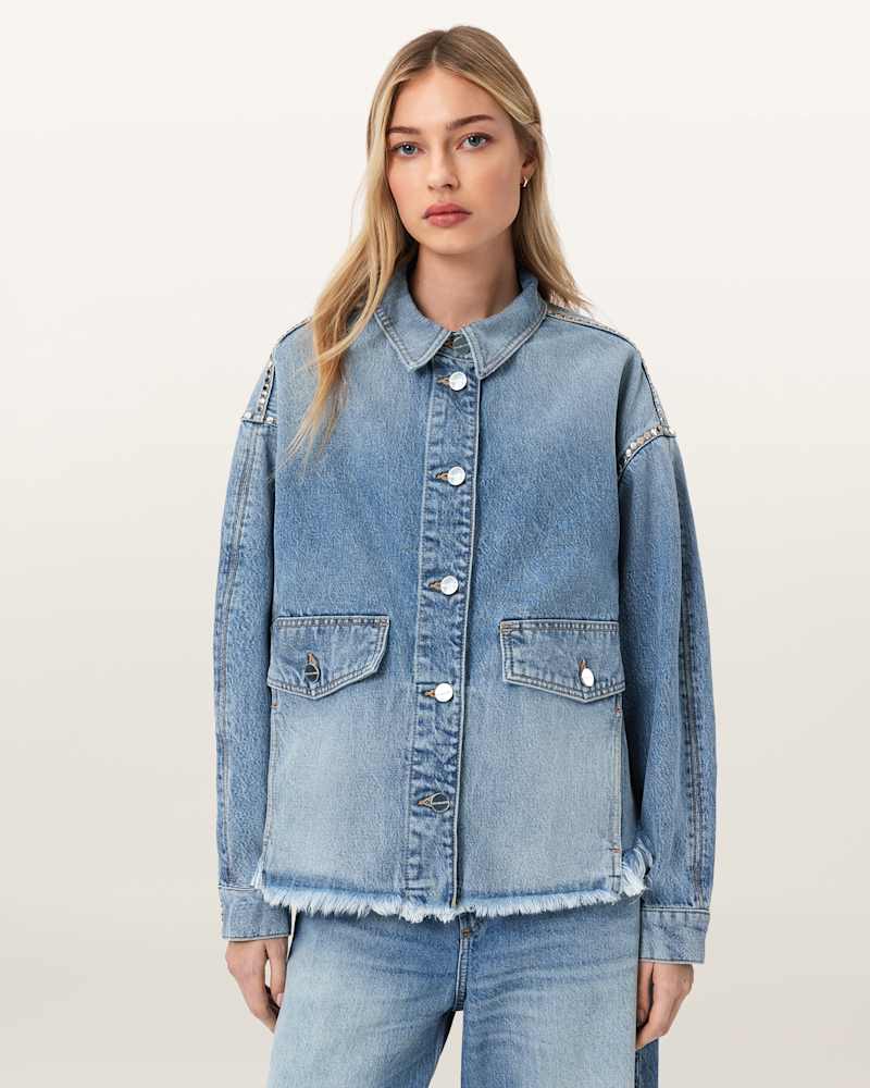 Hettie Oversized Stud Shacket