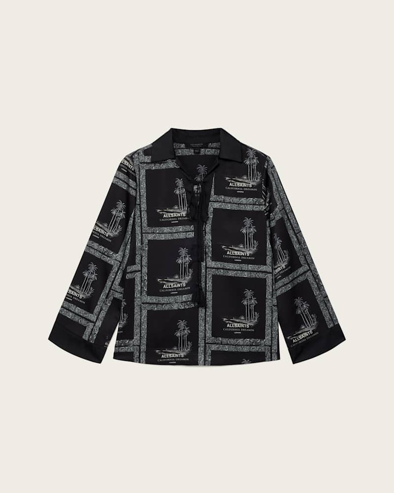 Lettie Pleated Long Sleeve Shirt