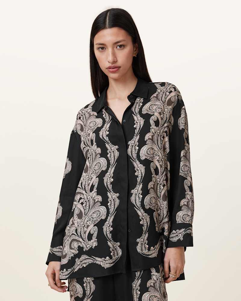 Bernie Printed Relaxed Fit Shirt