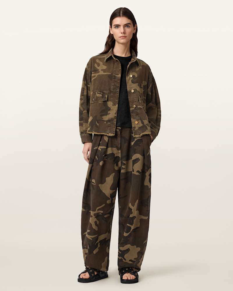 Hettie Oversized Camo Shacket