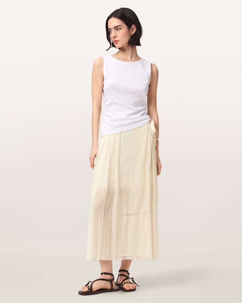 Clover Wrap Maxi Skirt