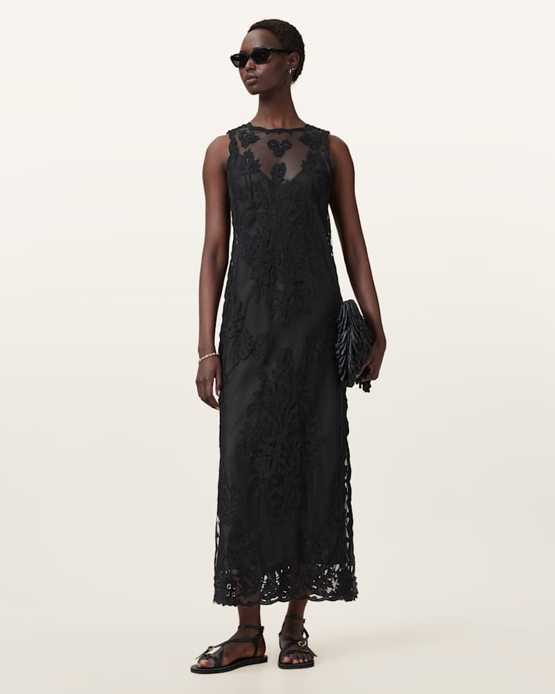 Rye Embroidered Maxi Dress