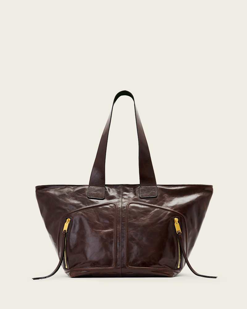 Jean Rey Leather Tote Bag