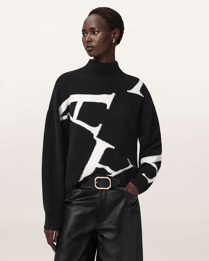A Star Wool Blend Jumper