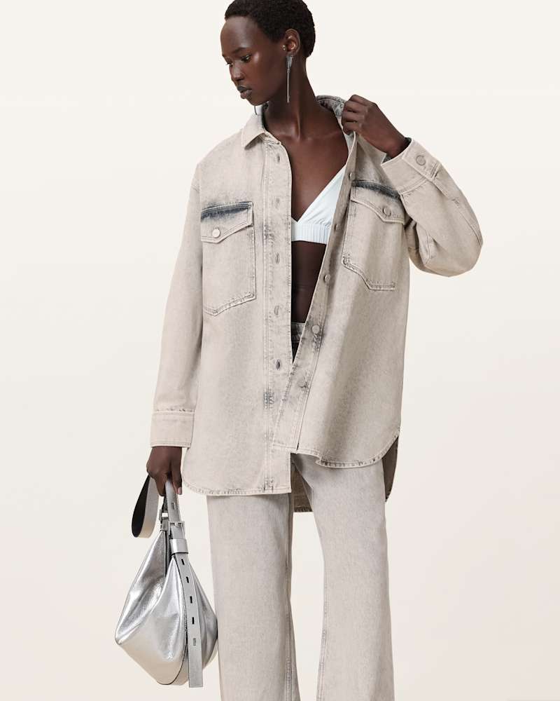 Faye Sparkle Denim Mini Dress