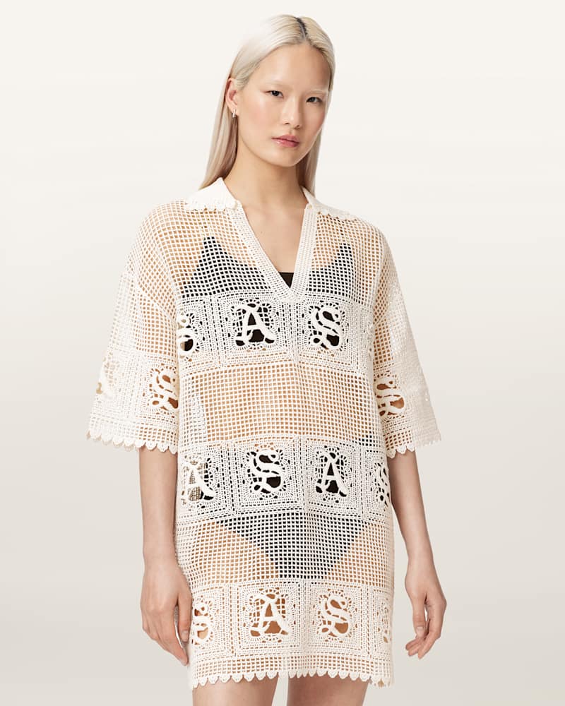 Kyra Open Knit Mini Dress