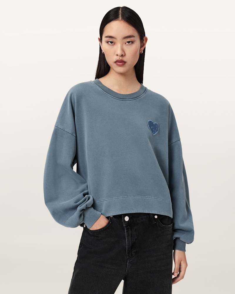 Lover Oversized Crew Neck Sweatshirt