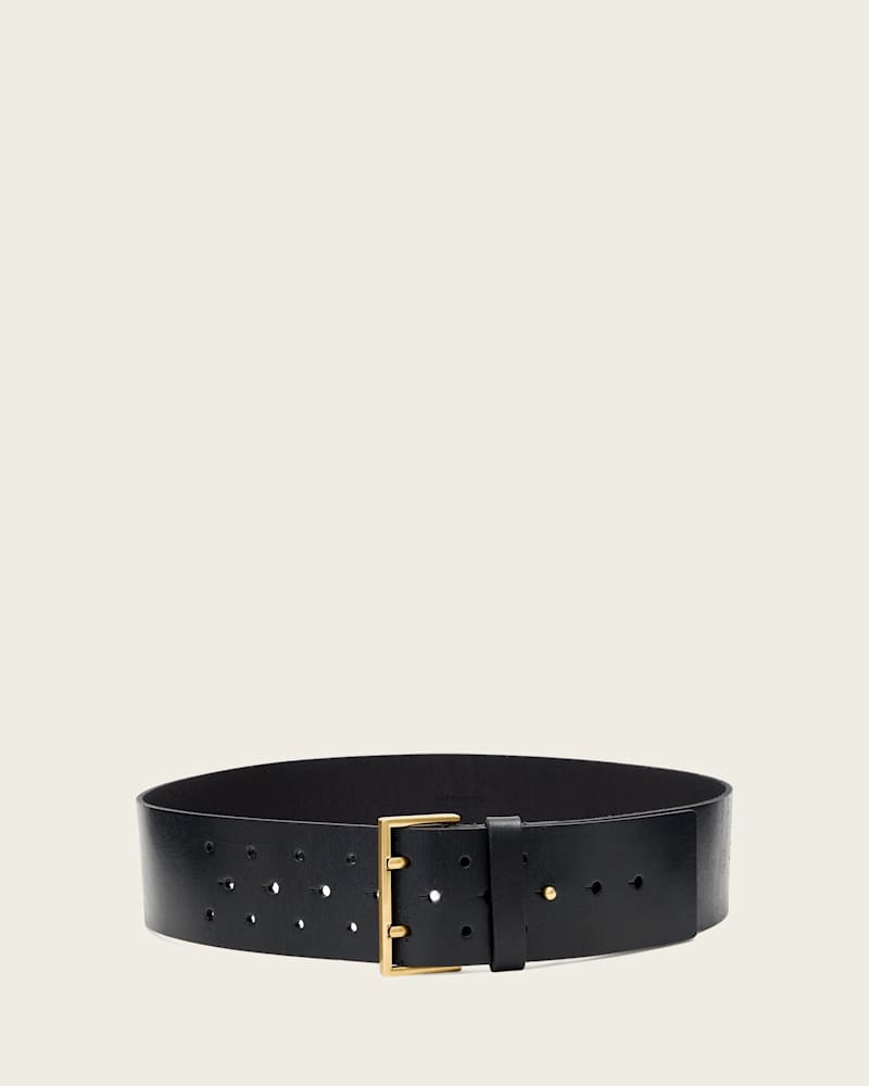 Lou Wide Leather Belt