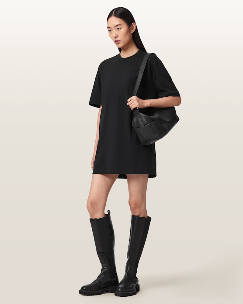 Fuse Appliqué Cotton T-Shirt Dress