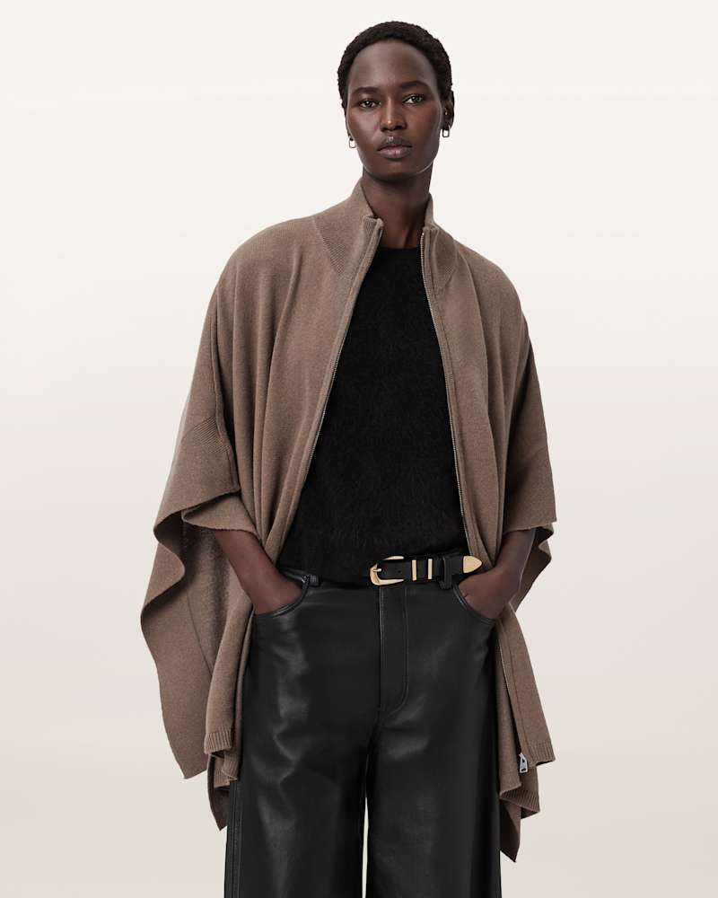 Effie Wool Poncho
