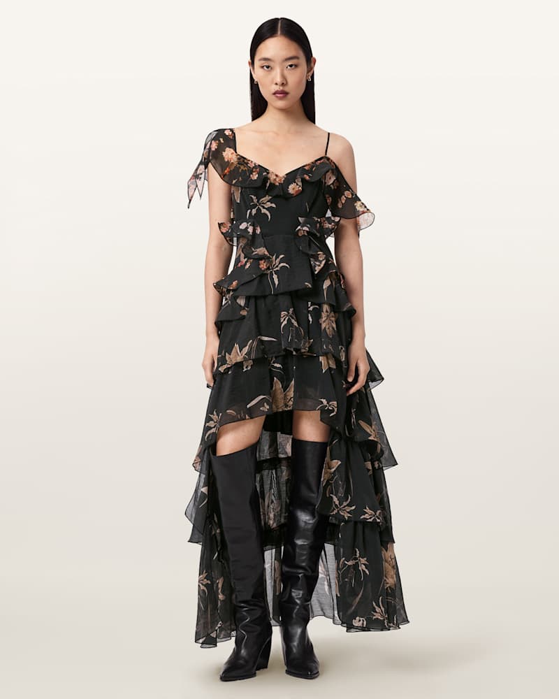 Sienna Ruffle Maxi Dress 